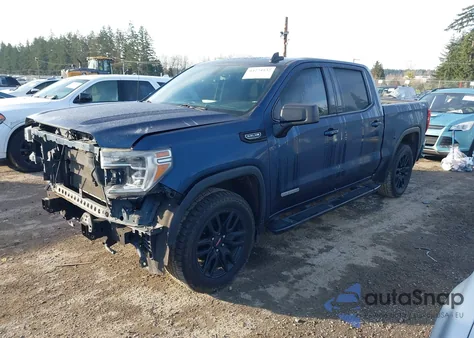 2020 GMC Sierra 1500 4Wd Short Box Elevation from USA, damaged, VIN 3GTU9CED4LG317865